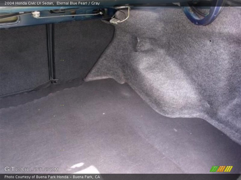 Eternal Blue Pearl / Gray 2004 Honda Civic LX Sedan
