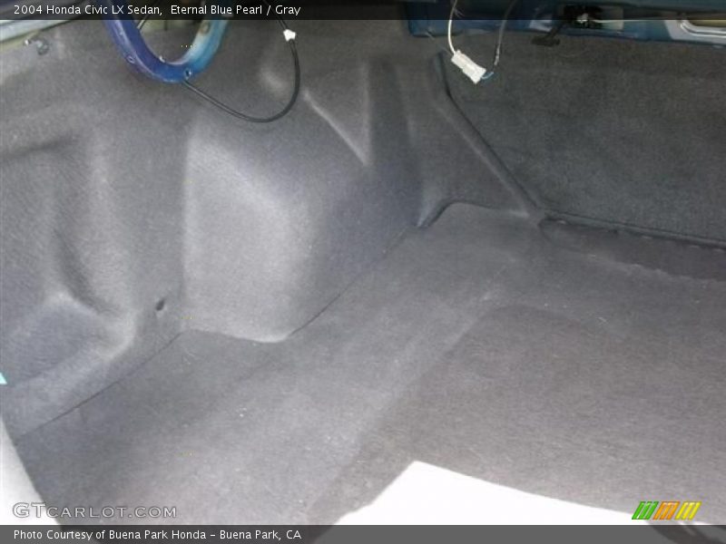 Eternal Blue Pearl / Gray 2004 Honda Civic LX Sedan