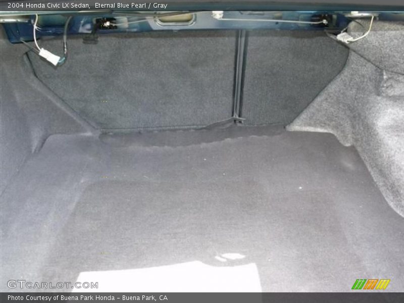 Eternal Blue Pearl / Gray 2004 Honda Civic LX Sedan