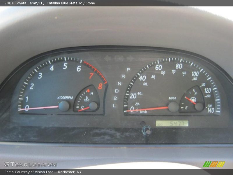 Catalina Blue Metallic / Stone 2004 Toyota Camry LE