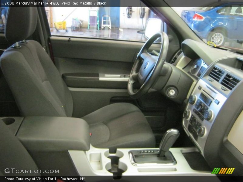 Vivid Red Metallic / Black 2008 Mercury Mariner I4 4WD