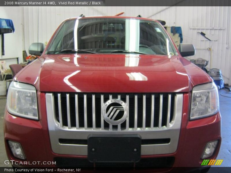 Vivid Red Metallic / Black 2008 Mercury Mariner I4 4WD