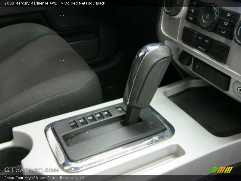 Vivid Red Metallic / Black 2008 Mercury Mariner I4 4WD