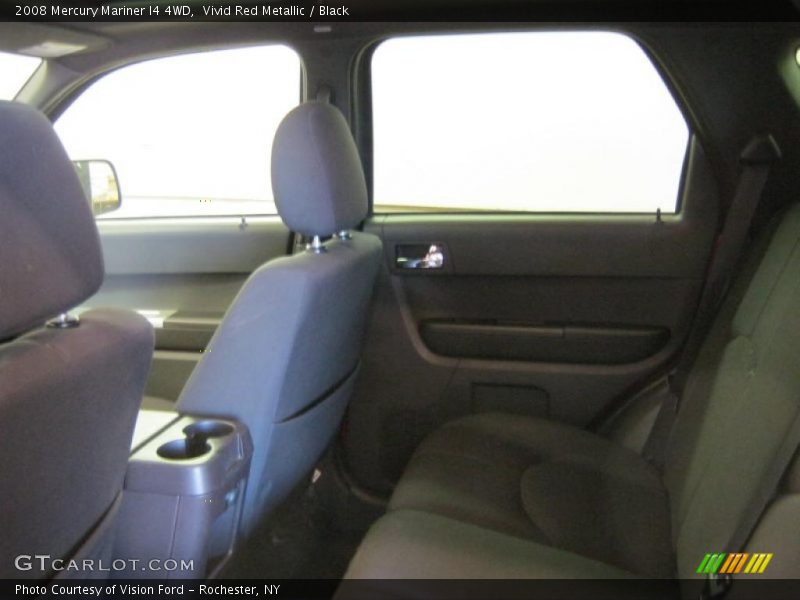 Vivid Red Metallic / Black 2008 Mercury Mariner I4 4WD
