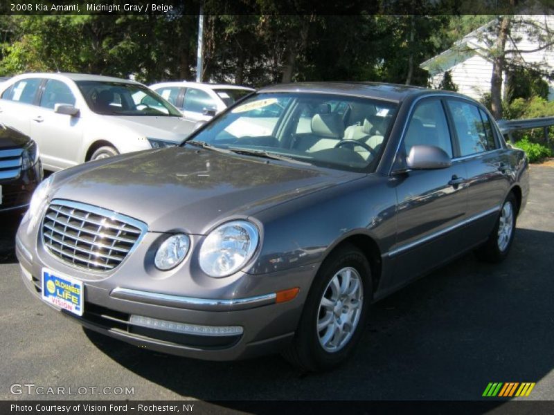 Midnight Gray / Beige 2008 Kia Amanti