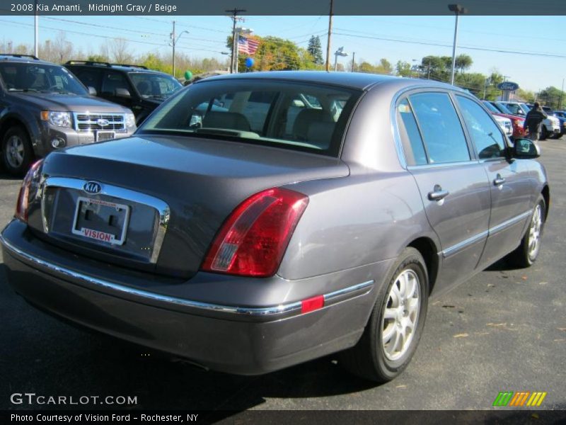 Midnight Gray / Beige 2008 Kia Amanti