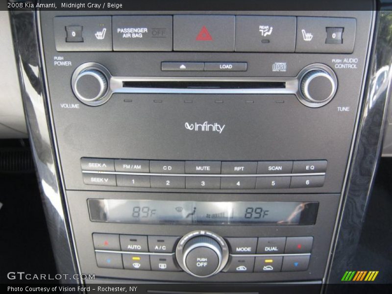 Midnight Gray / Beige 2008 Kia Amanti