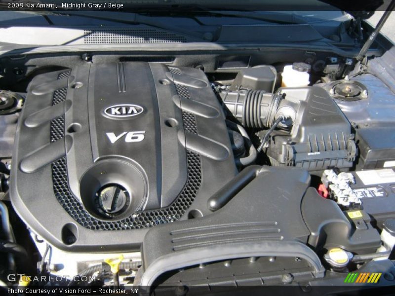 Midnight Gray / Beige 2008 Kia Amanti