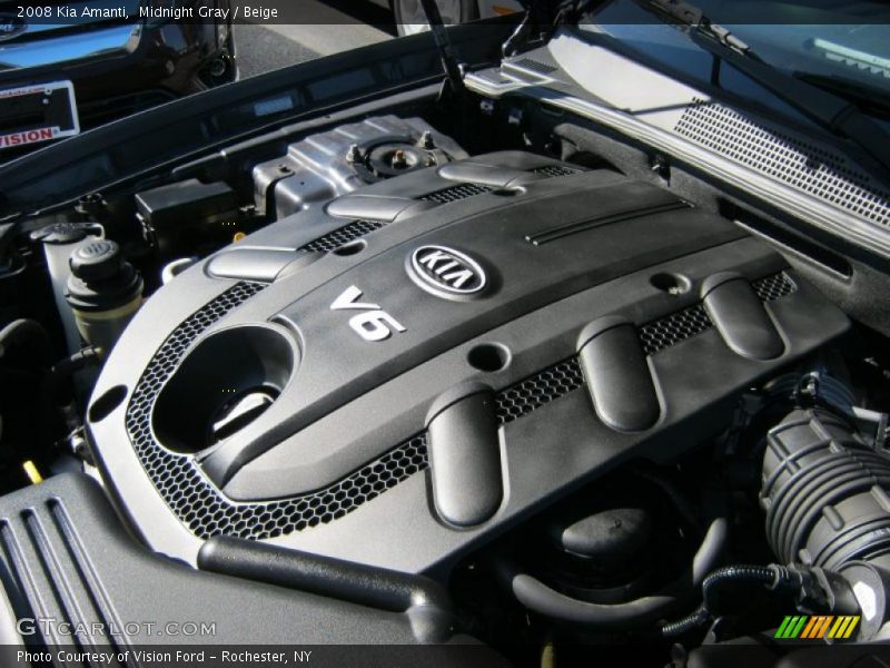 Midnight Gray / Beige 2008 Kia Amanti