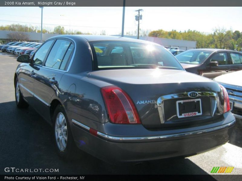 Midnight Gray / Beige 2008 Kia Amanti