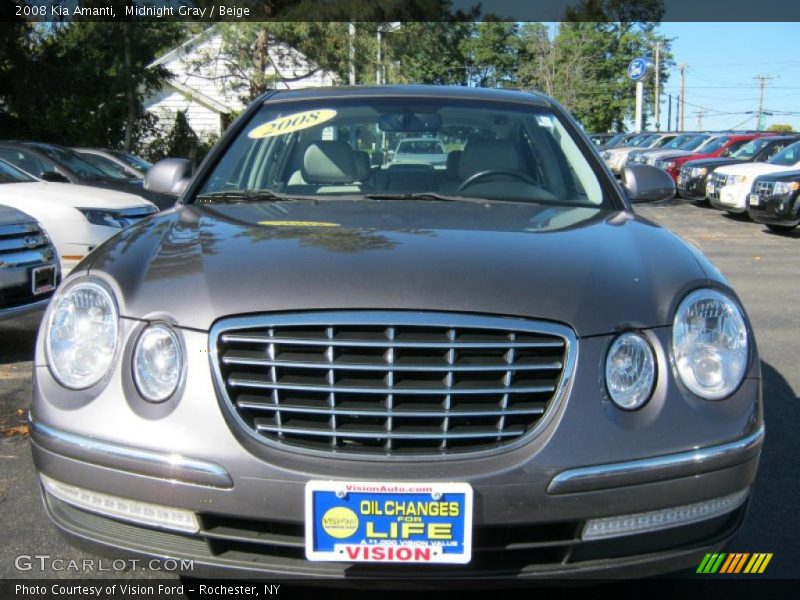 Midnight Gray / Beige 2008 Kia Amanti