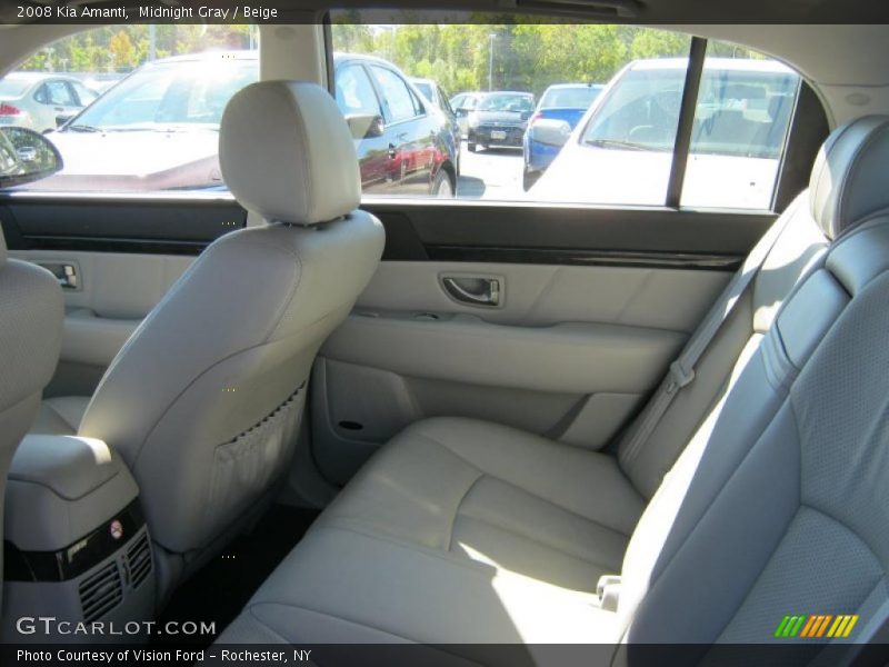 Midnight Gray / Beige 2008 Kia Amanti