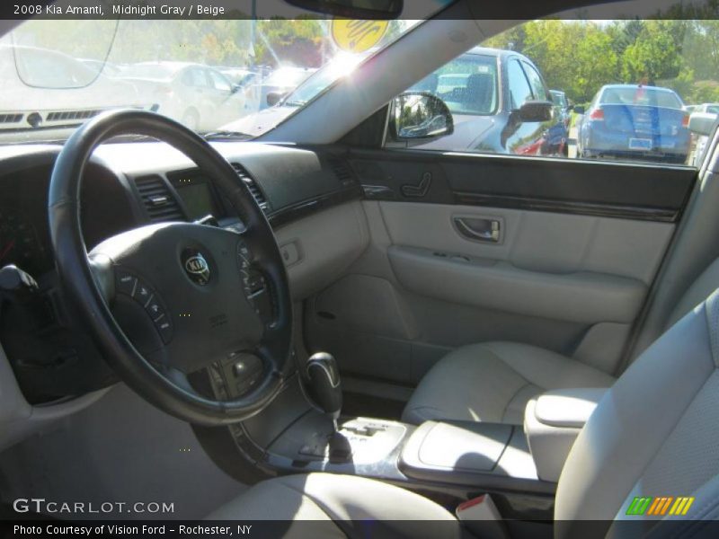 Midnight Gray / Beige 2008 Kia Amanti