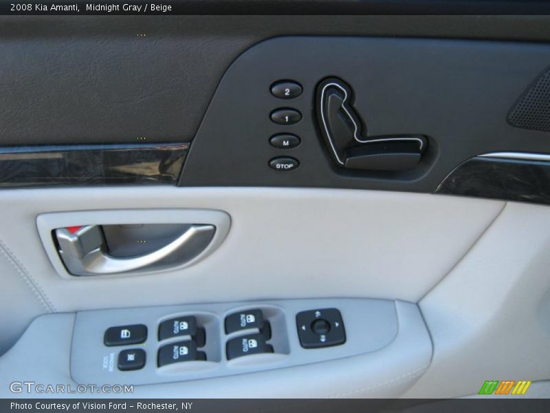 Midnight Gray / Beige 2008 Kia Amanti
