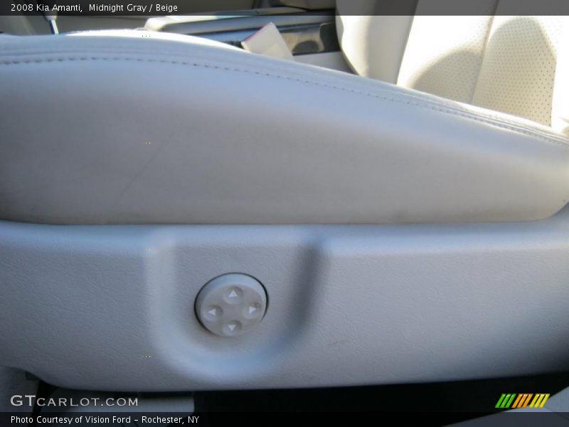 Midnight Gray / Beige 2008 Kia Amanti