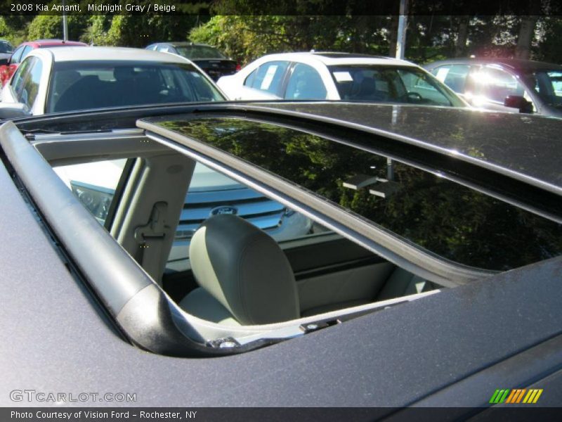 Midnight Gray / Beige 2008 Kia Amanti