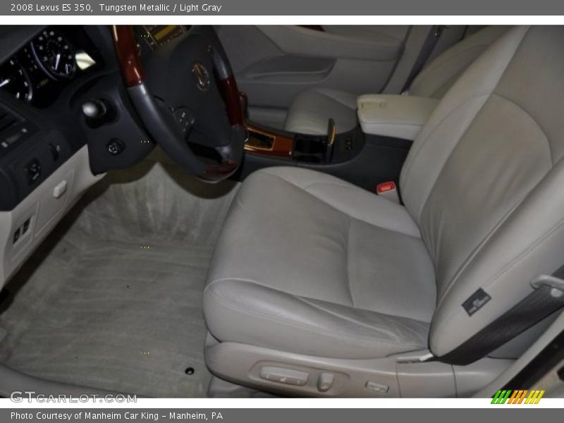 Tungsten Metallic / Light Gray 2008 Lexus ES 350