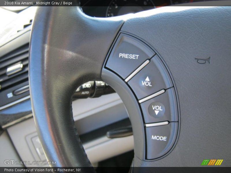 Midnight Gray / Beige 2008 Kia Amanti
