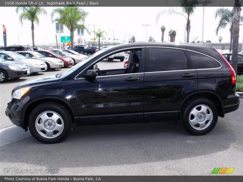 Nighthawk Black Pearl / Black 2008 Honda CR-V LX