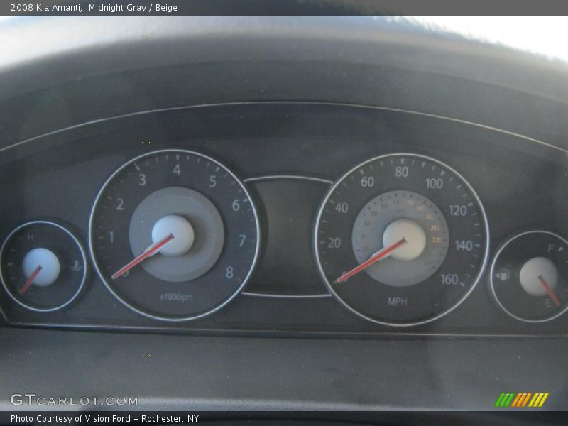Midnight Gray / Beige 2008 Kia Amanti
