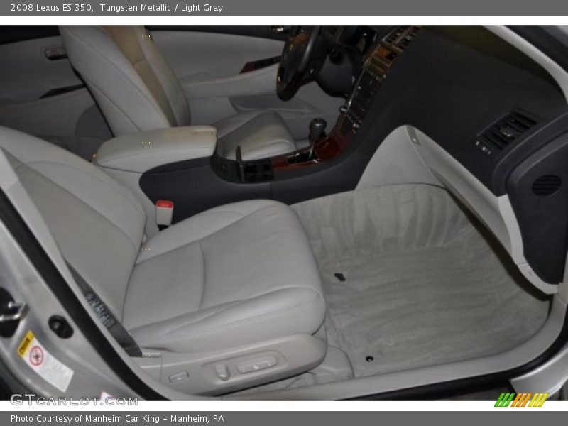 Tungsten Metallic / Light Gray 2008 Lexus ES 350