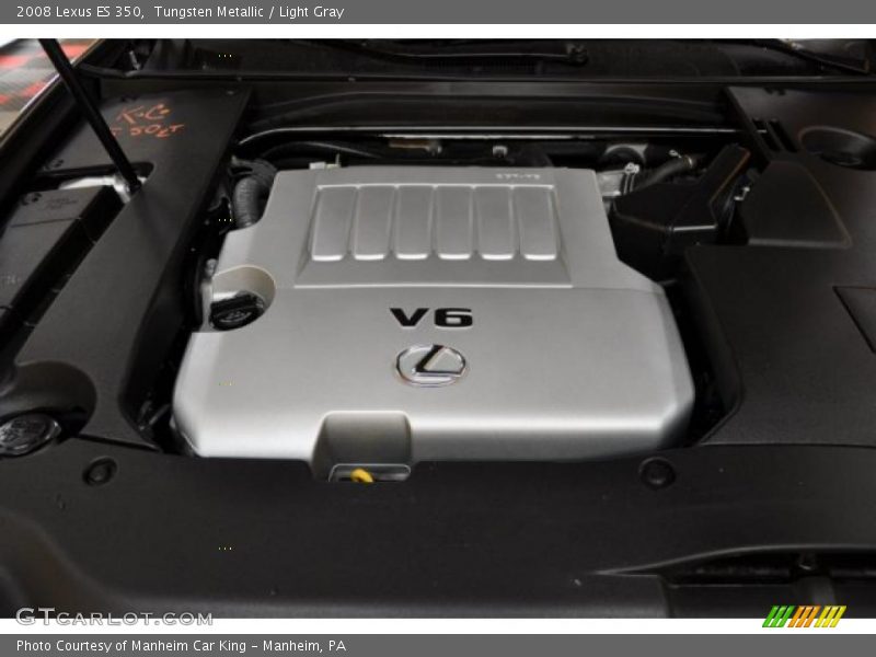Tungsten Metallic / Light Gray 2008 Lexus ES 350