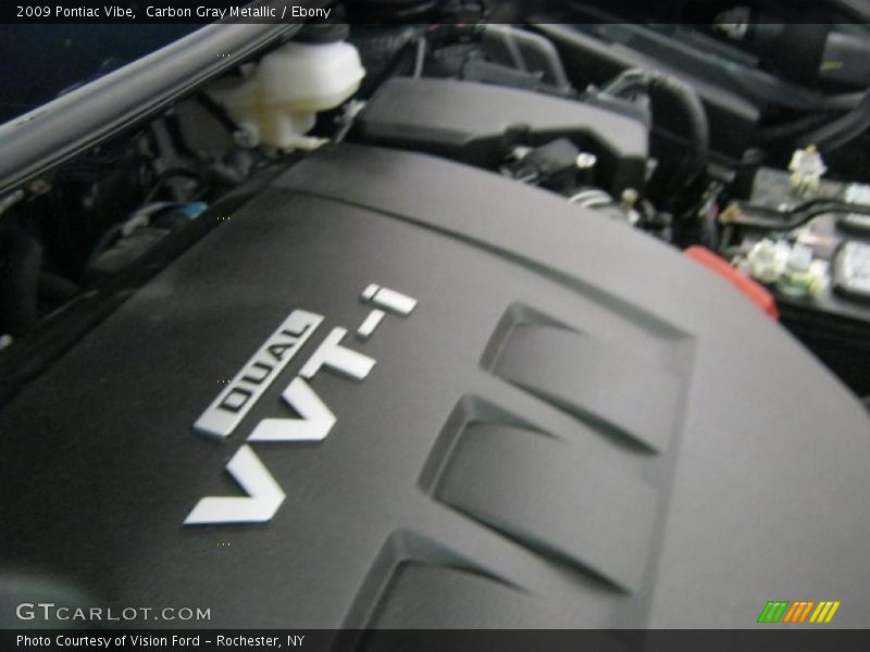 Carbon Gray Metallic / Ebony 2009 Pontiac Vibe