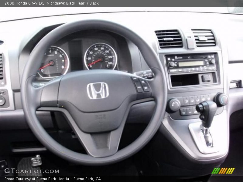 Nighthawk Black Pearl / Black 2008 Honda CR-V LX