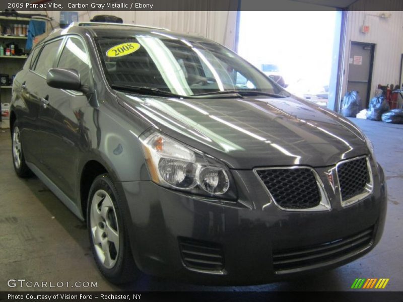 Carbon Gray Metallic / Ebony 2009 Pontiac Vibe