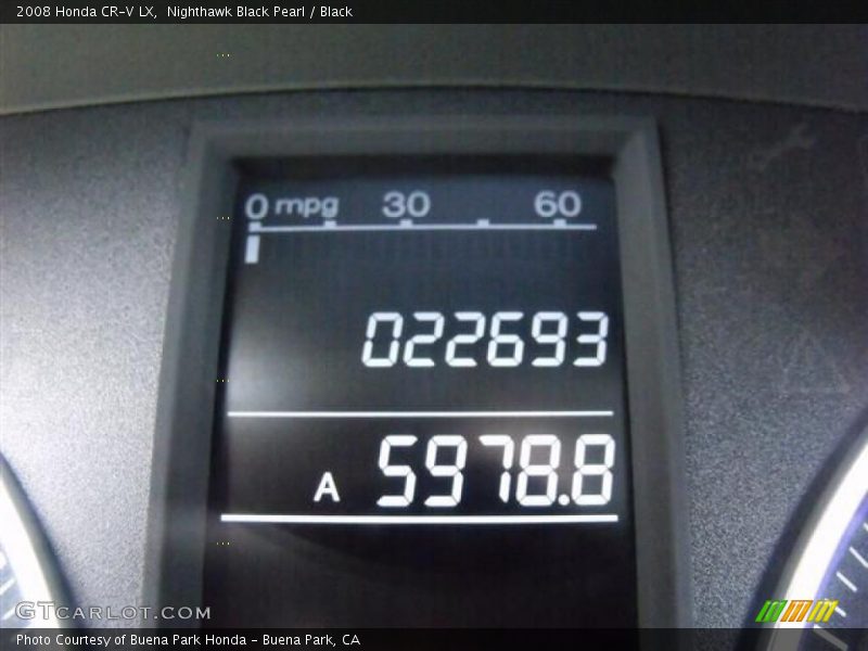 Nighthawk Black Pearl / Black 2008 Honda CR-V LX