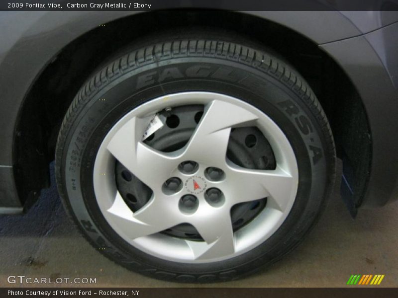 Carbon Gray Metallic / Ebony 2009 Pontiac Vibe