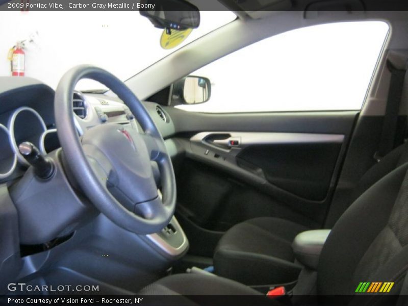 Carbon Gray Metallic / Ebony 2009 Pontiac Vibe