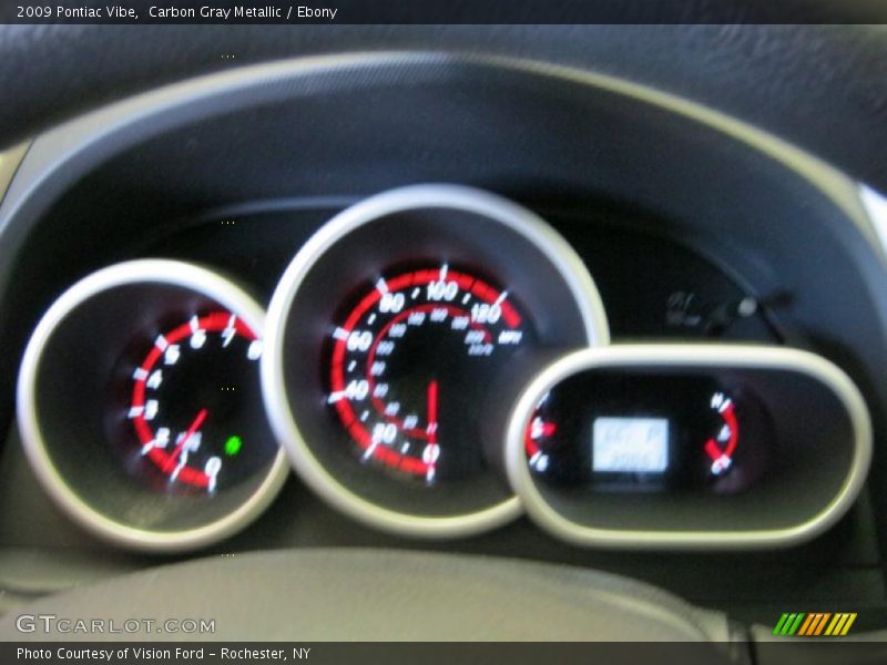 Carbon Gray Metallic / Ebony 2009 Pontiac Vibe