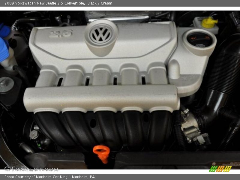 Black / Cream 2009 Volkswagen New Beetle 2.5 Convertible