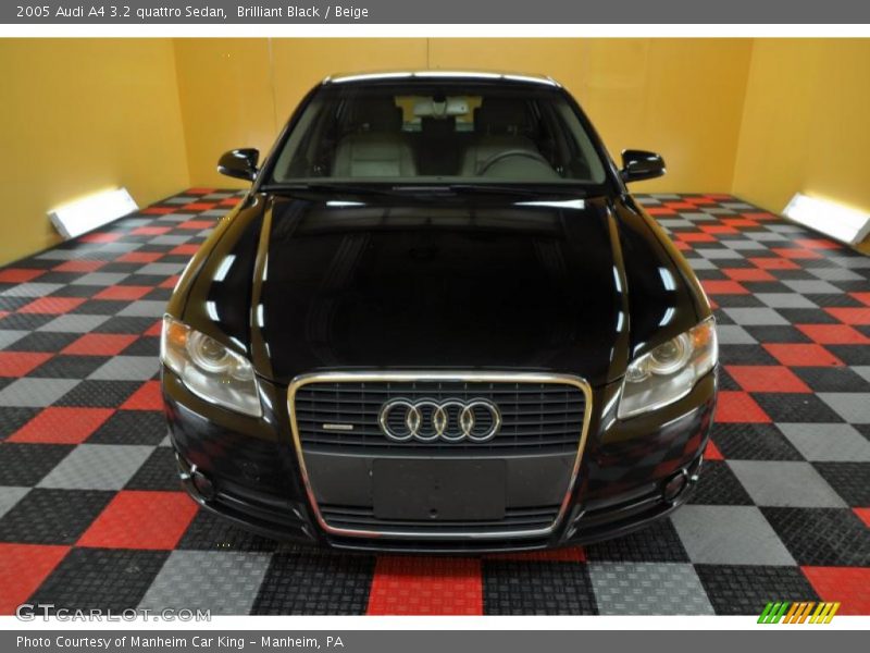 Brilliant Black / Beige 2005 Audi A4 3.2 quattro Sedan