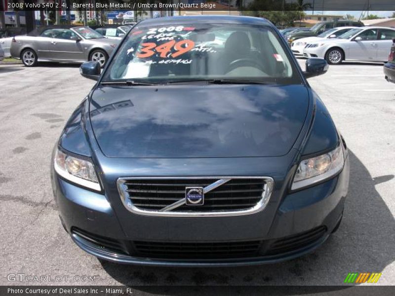 Barents Blue Metallic / Umbra Brown/Quartz Beige 2008 Volvo S40 2.4i
