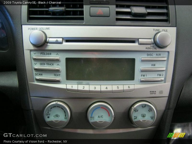 Black / Charcoal 2009 Toyota Camry SE