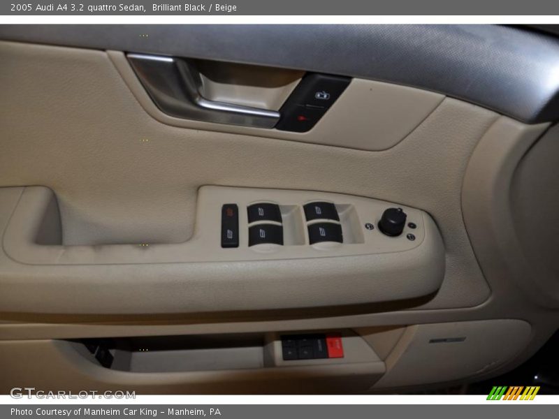 Brilliant Black / Beige 2005 Audi A4 3.2 quattro Sedan