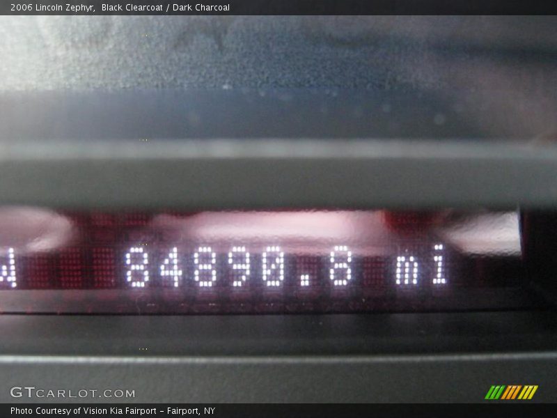 Black Clearcoat / Dark Charcoal 2006 Lincoln Zephyr