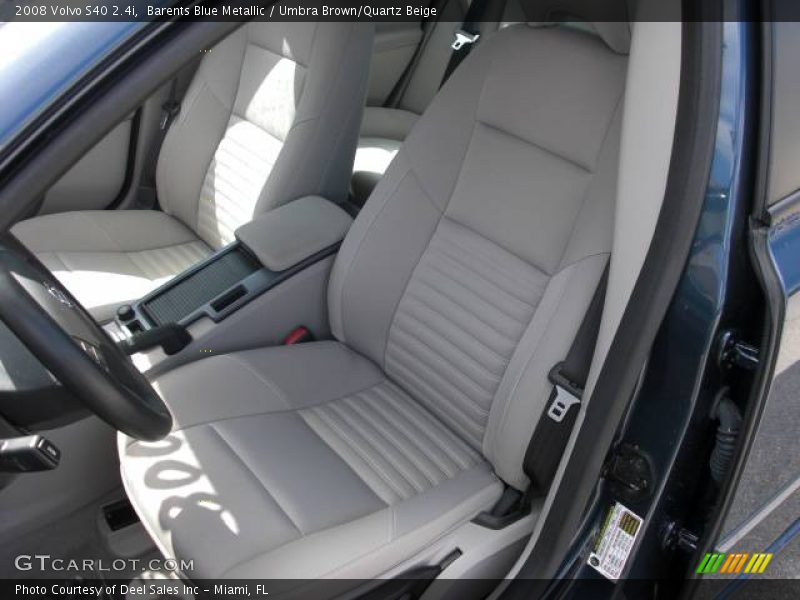 Barents Blue Metallic / Umbra Brown/Quartz Beige 2008 Volvo S40 2.4i