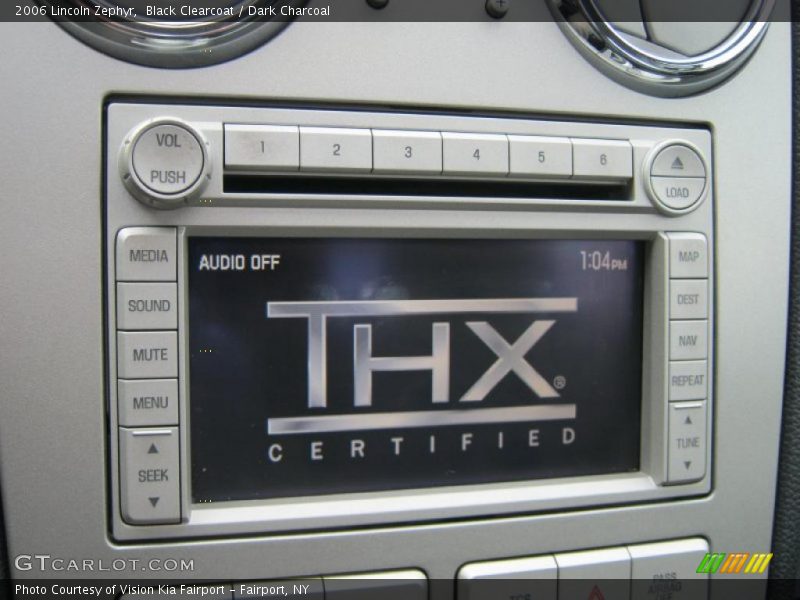 Black Clearcoat / Dark Charcoal 2006 Lincoln Zephyr
