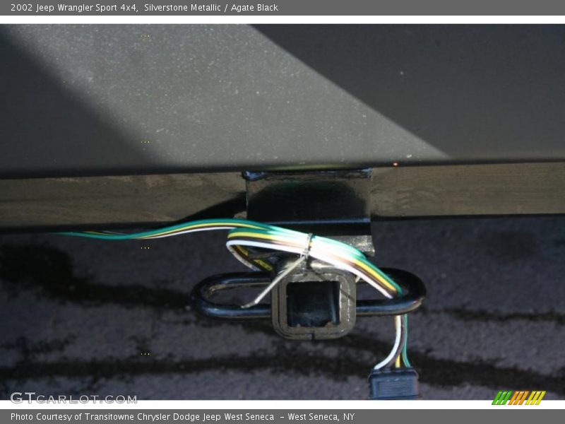 Silverstone Metallic / Agate Black 2002 Jeep Wrangler Sport 4x4