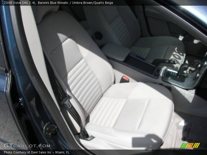 Barents Blue Metallic / Umbra Brown/Quartz Beige 2008 Volvo S40 2.4i