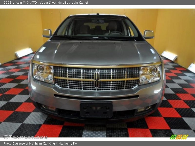 Vapor Silver Metallic / Light Camel 2008 Lincoln MKX AWD