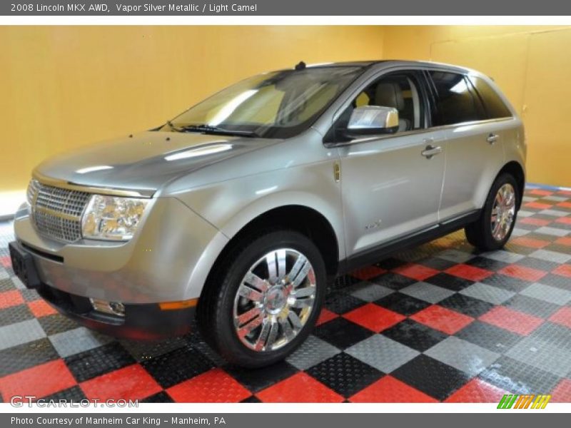 Vapor Silver Metallic / Light Camel 2008 Lincoln MKX AWD