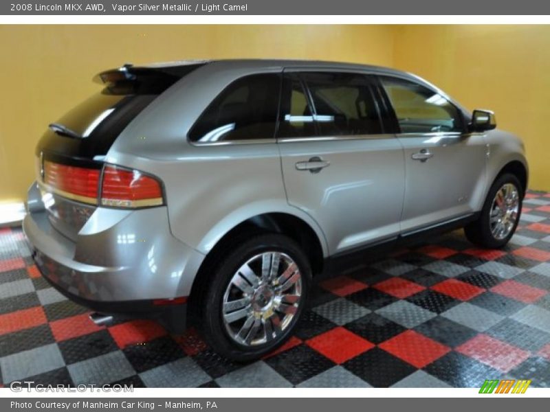 Vapor Silver Metallic / Light Camel 2008 Lincoln MKX AWD