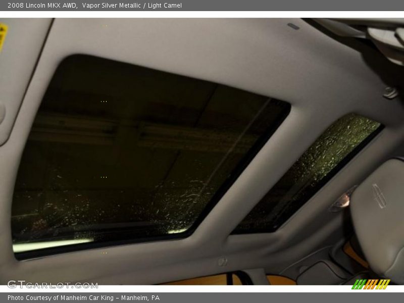 Vapor Silver Metallic / Light Camel 2008 Lincoln MKX AWD