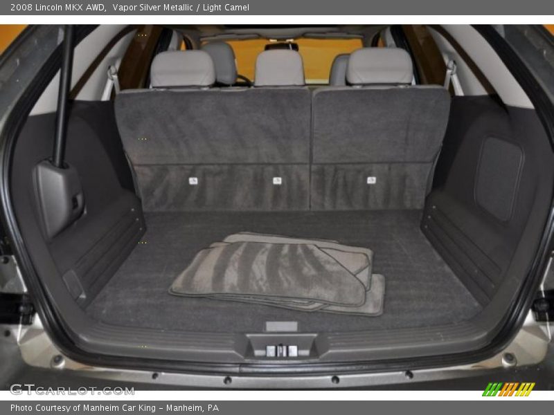 Vapor Silver Metallic / Light Camel 2008 Lincoln MKX AWD