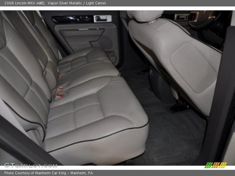 Vapor Silver Metallic / Light Camel 2008 Lincoln MKX AWD