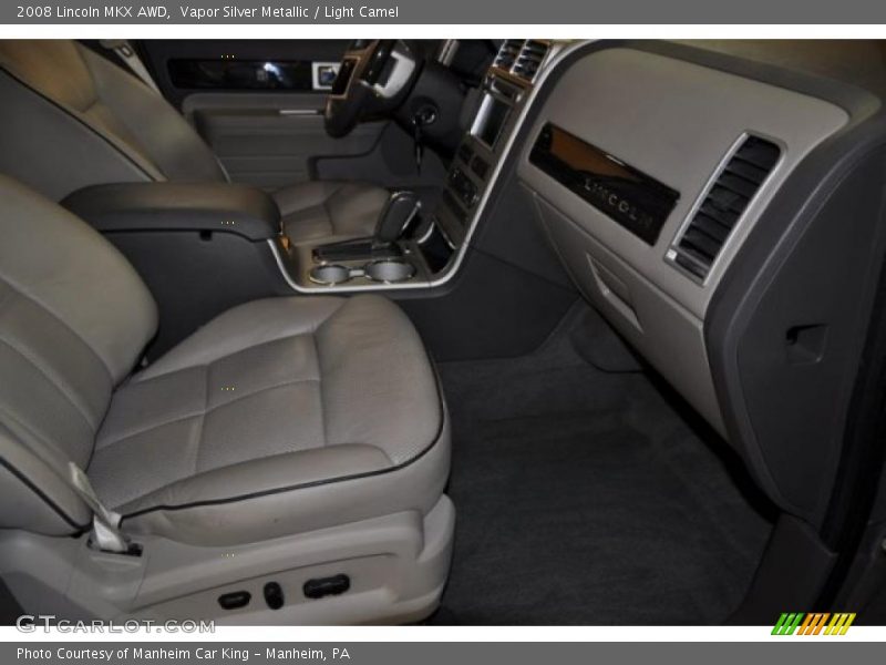 Vapor Silver Metallic / Light Camel 2008 Lincoln MKX AWD